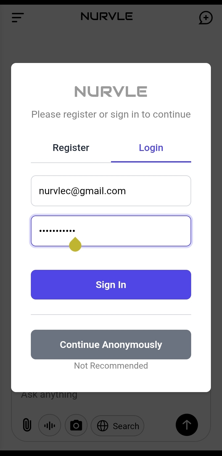Nurvle App, image size:720x1477